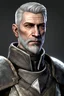 Placeholder: An old male imperial legionnaire from Skyrim with brown eyes, short gray hair and a light beard