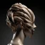Placeholder: sculpted hair