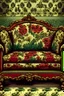 Placeholder: old couch vintage pattern art