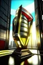 Placeholder: avengers stark tower buliding architecture futuristic-modern stlye.