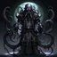 Placeholder: dark moon lord with tentacles