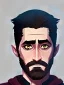 Placeholder: Portrait of a 30 year old strange gay wizard like Jake Gyllenhaal