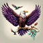 Placeholder: Eagle with hummingbird wings