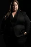 Placeholder: fat hot woman in black suit i said fat make her fatter