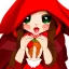 Placeholder: flirty red riding hood eyeing me hungrily