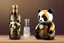 Placeholder: steampunk panda in moutai design