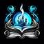 Placeholder: Fantasy style logo: Dream Chronicles On the logo you can see the book.