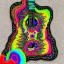 Placeholder: guitar PEACE SIGN psychedelic hippie guitar trippy acid LSD