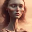 Placeholder: portrait photography of ethereal beauty, 8K, Portrait of a woman by Michelangelo, close-up face, anatomically perfect face, a sunny atmosphere, misty smoke, tree roots