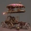 Placeholder: Steampunk carriage for royalty colorful