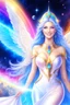 Placeholder: cosmic woman angels smile,admiral ufo high commander from the future, one fine whole face, crystalline skin, expressive blue eyes,rainbow, smiling lips, very nice smile, costume rainbow pleiadian, Beautiful tall woman pleiadian Galactic commander, ship, perfect datailed golden galactic suit, high rank, long blond hair, hand whit five perfect detailed finger, amazing big blue eyes, smilling mouth, high drfinition lips, cosmic happiness, bright colors rainbow, blue, pink, gold, jewels, realist,8k