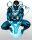 Placeholder: spider-man as DC blue lantern