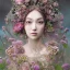 Placeholder: Insanely detailed photograph of an “portrait of gorgeous spring goddess ” with intricate hair, intricate embroidered dress, beautiful clear face and hyperdetailed painting by Ismail Inceoglu Huang Guangjian and Dan Witz CGSociety ZBrush Central fantasy art album cover art,8K, hdr, romantic, mysterious, ominous, beautiful flowers, jewelry, comfort, natural eyes, "arms open for embrace"