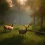 Placeholder: Landscape variants,deer hyperphotorealistic,photography, natural lighting, octane render, trending by artstation