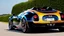 Placeholder: Bugatti Super Veyron in a samurai style,Rear View, 4K, Ultra Detailed
