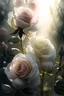 Placeholder: rose flowers,delicate petals,natural light ,sunlight,dew,fine ink drawing,landscape,fog,lots of details,realistic,high quality,3d, work of art,hyperdetalization,professionally,filigree,hazy haze,hyperrealism,transparent,delicate pastel tones,back lighting,contrast,fantastic,unreal,translucent,glowing,clear lines,horror,epic,fabulous,fabulous landscape