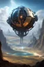Placeholder: super computer concept art design fantasy concept art, gigantic machine with diameter of an entire continent