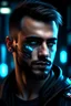 Placeholder: Make my photo face look like cyberpunk handsome boy realistic Attitude man Realistic humans high quality Realistic photo 8k 4k