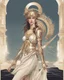 Placeholder: Greek goddess Athena in futuristic dress