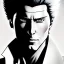 Placeholder: "Sosuke Aizen, Anime, Bleach, Full Body, Head Showing, Preserve Quality, 8k Quality by Tite Kubo"