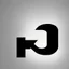 Placeholder: logo with the letter R end N, black and white