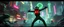 Placeholder: cyberpunk space city, in valley, A space elf cowboy biker astronaut with rocket backpack named Dave started doing the splits, Blew a fuse in his hips and short-circuited his bits, The Martian fluffy gremlins went wild, the Plutonians dogs screamed, Even black-and-white aliens turned ultraviolet green! in the style of fallout 4 and HR Giger, background motion blur , and volume fog spot lights