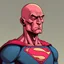 Placeholder: Superman with no hair