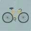 Placeholder: minimalistic bicycle illustration