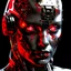 Placeholder: a raw photo of a fembot, natural lighting ,looking at the viewer, attractive, accessories, highly detailed, red eyes, conceptual, science fiction--v6