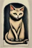 Placeholder: Katze Schrei Edvard Munch. Painting style of Edvard Munch