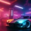 Placeholder: cyberpunk hyper car,cyberpunk 2077,center composition, ultra realistic,shiny, smooth, studio quality, octane render, Surrealism, Triadic colour scheme,glow-stick, ambient lighting,nightclub lighting, polaroid, 100mm, --ar 1:1 --v4