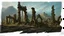 Placeholder: Destroyed City, medieval ruins, debris, stone, breched, brocken, Perspektiv from the sky, by Jean-Baptiste Monge, Ivan Bilibin, Albert Bierstadt, Reza Badrossama, watercolor ink, pencil sketch, splash art, intricate details, fantasy, beautiful, oil on canvas, award winning, imperial colours, fantastic view, radient colours, very attractive, crisp quality
