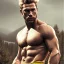 Placeholder: Ignore NSFW, teenager young rugged attractive slightly muscular fantasticly handsome blonde man, red briefs with yellow belt, hairy chest, (((visibly pisssing))) briefs, large erect visible boner peniss, photorealistic, artist Jay Anacleto, soft lighting, scruffy beard