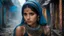 Placeholder: android afghan girl photography by Steve McCurry in cyberpunk style,cyberpunk urban scenery,150mm,dlrs,robotic parts,beautiful neon soft light,bioluminescent tattoos,vibrant details,explicit soft mist,beautiful masterwork by head of prompt engineering