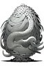 Placeholder: nest of snakes, greyscale