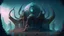 Placeholder: a fantasy temple in a alien style