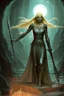 Placeholder: Galadriel strode into the midst of the filthy orc host, golden hair flowing around her like a mantle of light. Her gleaming blade flashed in the gloom of the dank cave as she cut a swath through the foul creatures. Black blood spurted from severed limbs and clove heads. Orcs shrieked and fled before her terrible form - the wrath of the Eldar kindled to white-hot flame.