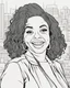 Placeholder: coloring page for teens, simple outlines art, cartoon style, outline drawing, bold outlines, clean and clear outlines, no tones color, no color, no detailed art, art full view, wide angle, white background, Oprah Winfrey