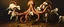Placeholder: master oil painting by Rembrandt, octopus holding 8 sheep while 9 run away