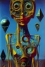 Placeholder: Alienation and distressing anguish figure defined broken frame Max Ernst