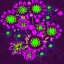 Placeholder: Cyberpunk flowery