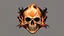 Placeholder: Burning skull logo