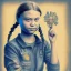 Placeholder: portrait of Greta Thunberg oil tycoon