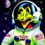 Placeholder: A Dr. Seuss character as an astronaut