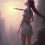 Placeholder: a girl looking to the sky, cinematic lighting, dramatic atmosphere, studio lighting delicate features finely detailed perfect art, at an ancient city, gapmoe yandere grimdark, trending on pixiv fanbox, painted by greg rutkowski makoto shinkai takashi takeuchi studio ghibli