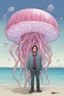 Placeholder: a half man, half jellyfish hybrid