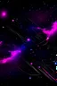 Placeholder: vectors violet to magenta with black background Galaxy