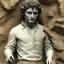 Placeholder: White Sculpture frodo, Rome style sculpture, full body, fresco background, hyper realistic, 8k,