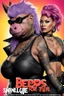Placeholder: SNIFFIN’ GLUE magazine high res photo cover: special agent provocateur for her with tattoos issue; guest star : Bebop and Rocksteady