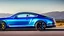 Placeholder: third generation Bentley Continental GT by its overall design. The front bumper seems to be derived from the BMW M3 (F80) and BMW M4 (F82/F83), while the headlights were most likely taken from modern Porsches, such as the Porsche 991. The tail lights and rear chrome trim might be based on the Lagonda Taraf. , Armored, 4K, Ultra Detailed, rear view, rear view